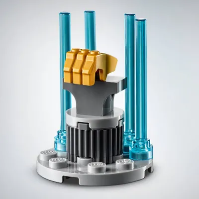 Image de LEGO 76170 Marvel Avengers Iron Man vs. Thanos avec jet et 2 figurines de super-héros, jouet à partir de 4 ans