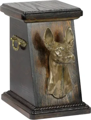 Obrázok produktu pre Faraónsky pes - urna na popol psa, elegantná urna so sochou, pamätná urna s popiersím psa značky Art-Dog