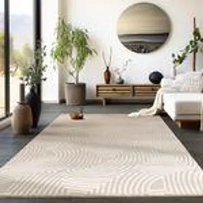 Obrázek produktu pro Homebyhome Boho Koberec do Obývacího Pokoje Moderní Skandinávský Styl Jednobarevný Design Koberec do Ložnice, Velikost: 160x230 cm