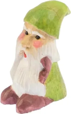 Produktbild von Dekoartikel Zwerg geschnitzt, Design 5 aus Hibiskusholz
