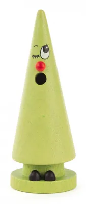 Produktbild von Crottendorfer Räucherfigur Mini Ziegenbein Wilma Waldmoos - Größe ca. 9cm, für Räucherkerzen Größe S (Klein) - 2068