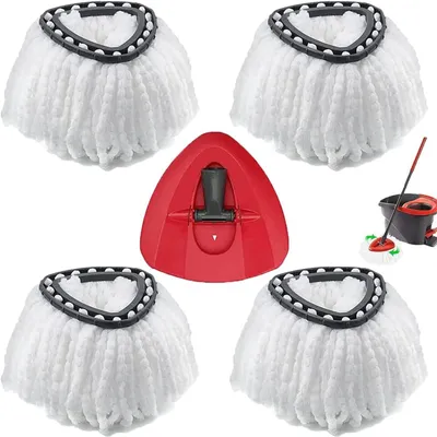 Mopp-Nachfüllungen 4er-Set für Vileda Turbo & EasyWring