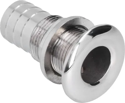 Produktbild von Wasserablaufstopfen durch den Rumpf, 2,5 cm Auslass, 316 Edelstahl, korrosionsbeständig, für Marine, Boot, Yacht