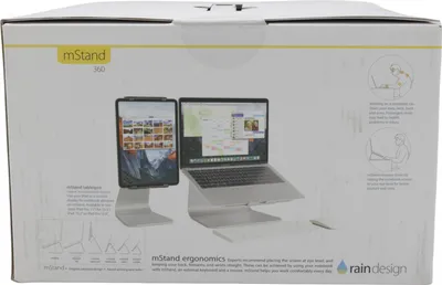 Produktbild von Rain Design mStand 360, Laptop-Ständer, Grau, Aluminium, 30,5 cm (12"), 38,1 cm (15"), 38,1 cm (15")