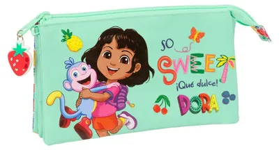 Obrázok produktu pre Perníková škatuľa s trojité zapínanie, motív Dora Spoznávač