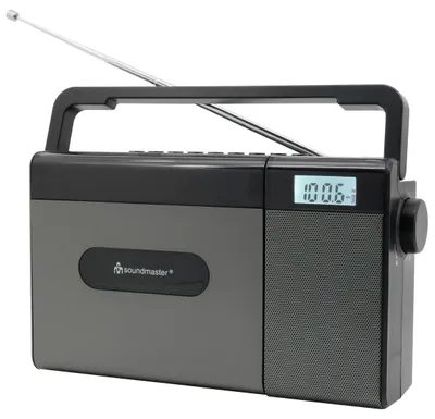 Obrázok produktu pre Soundmaster RCD1170SW, Cestovné, Analóg, FM, 2,5 W, 3,5 mm, Šedá