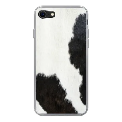 Produktbild von MuchoWow® Handyhülle Schutzhülle Hülle für iPhone 8 Tiermuster - Kühe - Pelz Silikon Softcase Handy Hülle - Schutzhaube