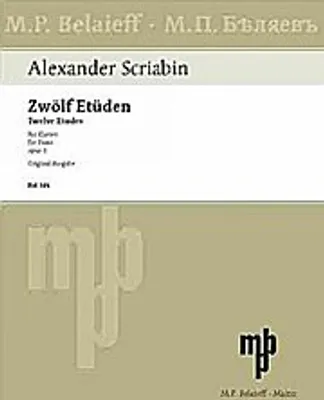 Produktbild von 12 Etüden op.8 :für Klavier