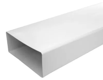 Produktbild von Europlast K29-0.5 – Flachkanal aus Kunststoff, 220x90mm, 0.5m