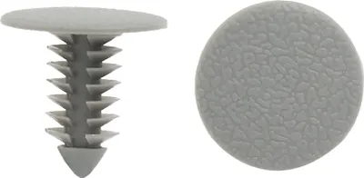 Produktbild von 50 Stuecke Kunststoff Zierclips Stossstange Vordertuer Nieten Verschluss Grau 8 mm fuer Auto