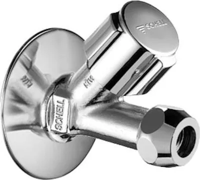 Produktbild von SCHELL Schrägsitzventil COMFORT kurze Bauform, 1/2, chrom