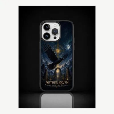 Obrázok produktu pre Puzdro na iPhone 14 Pro, ochranné puzdro s motívom kráka – značka LUNØIR