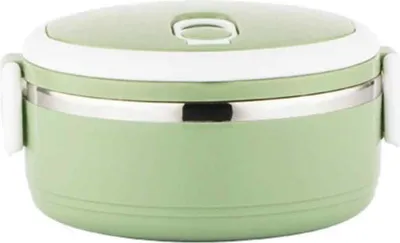 Produktbild von Thermo-Lunchbox aus Edelstahl, einlagig, tragbar, isoliert, mit Sicherheitsverschluss, für Kinder und Erwachsene