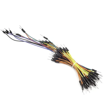 Produktbild von Jumper Kabel Kit / Set mit 65 Kabeln in 4 Längen für Breadboards