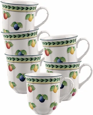 Produktbild von Villeroy & Boch French Garden Fleurence Becher mit Henkel 250 ml 6er Set