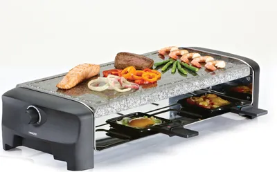 Produktbild von Grillplatte Princess 162830 1400W Schwarz Stein 1300W