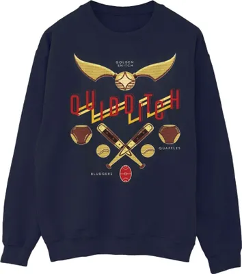 Produktbild von Harry Potter - "Quidditch Golden Snitch" Sweatshirt für Herren BI28977 (XL) (Marineblau)