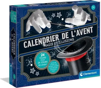Zdjęcie produktu dla Kalendarz adwentowy magika, tematyczna magia i iluzje, 24 różne sztuczki, w tym ilustrowana instrukcja, CLEMENTONI 52855, od 7 lat