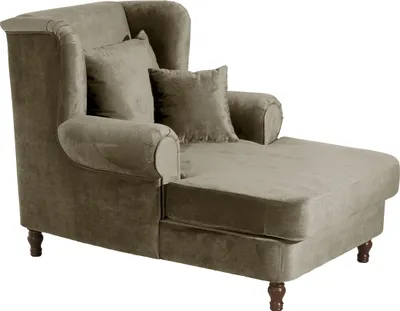 Produktbild von Max Winzer Big-Sessel inkl. 2x Zierkissen 55x55cm + 40x40cm Mareille - Samtvelours sahara - Maße: 103 x 149 x 103 cm