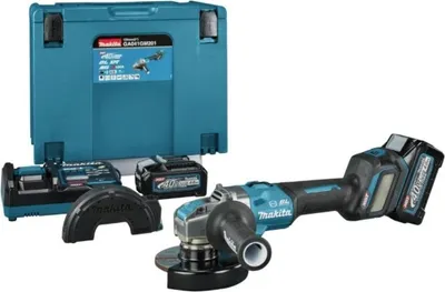 Produktbild von Makita GA041GM201 Cordless Angle Grinder 8500U/min 2x4Ah 40V Li-Ion im Makpac4