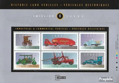 Produktbild von Briefmarken Kanada 1996 Mi Block17 (kompl.Ausg.) postfrisch Philatelie