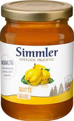 Produktbild von Simmler Quitten-Gelee Extra 225g