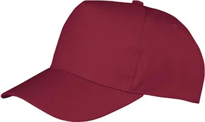 Immagine prodotto di Result Headwear RC084X | Boston 5-Panel Cap / Berretto / Cappello - Colore: Borgogna - Taglia: Unica