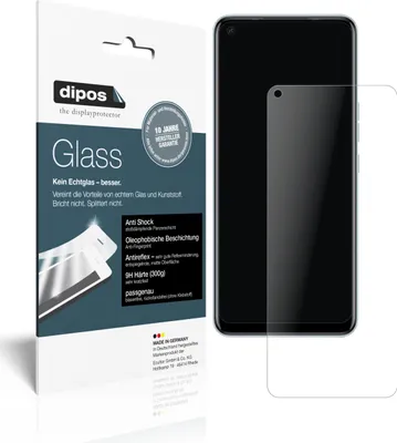 Produktbild von 2x Schutzfolie für Tecno Camon 16 matt - Anti-Shock 9H Folie dipos Glass Kunststoffglas