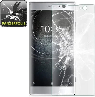 Produktbild von 4x Panzerfolie für Sony Xperia XA2 ANTI-SCHOCK Displayfolie Displayschutz MATT