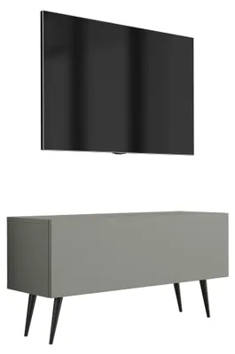 Produktbild von TV-Schrank : Aloe, 100 x 52 x 32 cm, schwarze Beine