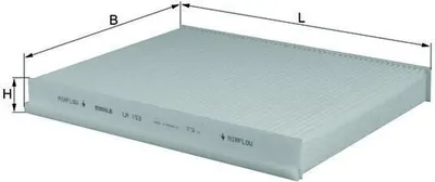 Image de Filtre d'habitacle Filtre à particules