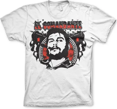 Produktbild von Che Cigar - El Comandante T-Shirt - Small - White
