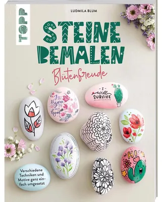 Zdjęcie produktu dla Steine bemalen - Blütenfreude
