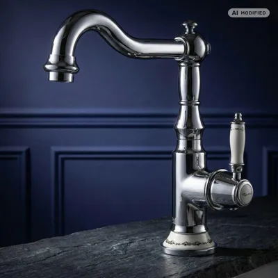 Produktbild von PaulGurkes Nostalgie Waschtischarmatur / Küchenarmatur im Retrodesign