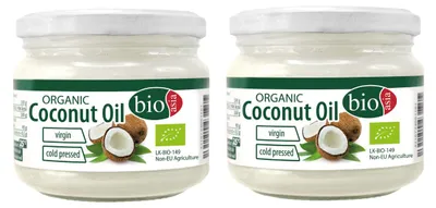 Image de Bioasia Huile de noix de coco vierge pressée à froid sceau250ml pack de 2