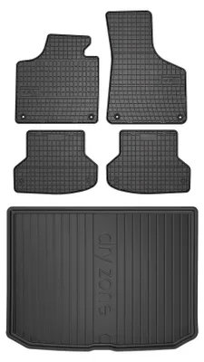 Immagine prodotto di Tappetini gomma SolidPRO + baule DryZone per Audi RS3 8P 2003-2013 5 pezzi