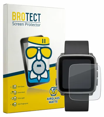 Produktbild von BROTECT Entspiegelungs Schutzglas für Pebble Time 2 2026 Schutzfolie Panzer Folie Glas Display Schutz matt