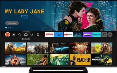 Toshiba 55 Zoll Fernseher Fire TV (4K UHD Smart TV, Dolby Vision HDR, Triple-Tuner, Alexa Built-In)