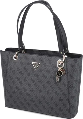 Produktbild von Guess Damen Tote Bag/ Schultertasche / Shopper NOELLE Schwarz Kunstleder-