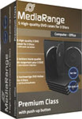 Produktbild von 10 (2x 5 Stk) DVD CD Hüllen 3fach 3er-DVD-Box black