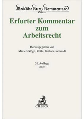 Immagine prodotto di Erfurter Kommentar zum Arbeitsrecht