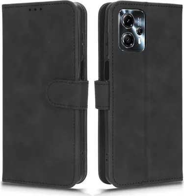 Produktbild von Motorola Moto G13 / G23 / G53 Hülle - Coverup Klapphülle - Schwarz