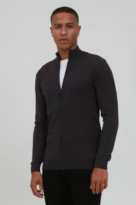 Produktbild von INDICODE IDBadi Herren Strickjacke Cardigan Feinstrick mit hochabschließendem Kragen