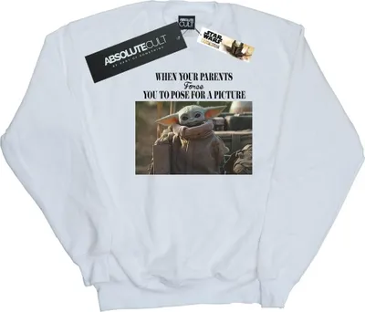 Produktbild von Star Wars - "The Mandalorian Force" Sweatshirt für Herren BI46506 (XXL) (Weiß)