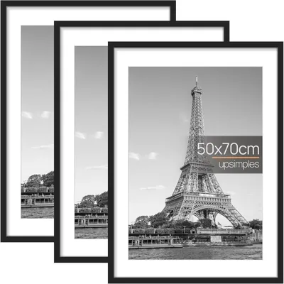 Productafbeelding van Fotolijsten 28 x 35,6 cm, zwart, 3 stuks. Wanddecoratie: 27,94 x 35,56 cm