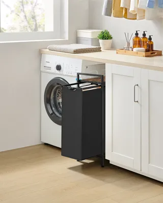 Produktbild von VASAGLE Wäschekorb , Wäschesammler mit Ablage, Wäschebox, 47 L