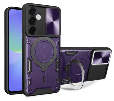 Obrázok produktu pre Techsuit - CamGuard Pro puzdro s krytom fotoaparátu pre Samsung Galaxy A37 5G - fialové