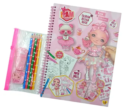 Obrázok produktu pre Kreativní kniha módního návrhářství - Rosa