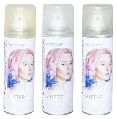 Productafbeelding van Riethmüller Glitter hairspray 100ml Multi color - 1 spuitbus