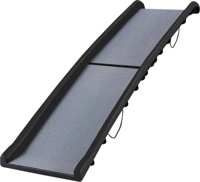 Immagine prodotto di Bolt Edge, Gradino pieghevole per cani - Rampa per auto, SUV e casa - Portatile fino a 90 kg - 156 cm - Grigio